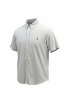 Ralph Lauren Camicia a maniche corte bianca Featherweight Mesh