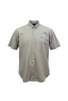 RALPH LAUREN ΚΟΝΤΟΜΑΝΙΚΟ ΠΟΥΚΑΜΙΣΟ MINIMAL BEIGE ΑΝΤΡΙΚΟ PRE OWNED