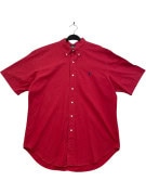 RALPH LAUREN ΚΟΝΤΟΜΑΝΙΚΟ ΠΟΥΚΑΜΙΣΟ MINIMAL ΚΟΚΚΙΝΟ ΑΝΤΡΙΚΟ PRE OWNED L