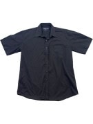RALPH LAUREN ΚΟΝΤΟΜΑΝΙΚΟ ΠΟΥΚΑΜΙΣΟ MINIMAL ΜΑΥΡΟ ΑΝΤΡΙΚΟ PRE OWNED L