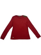 RALPH LAUREN LAUREN Μπλούζα Μακρυμάνικη Casual Κόκκινη Γυναικεία L