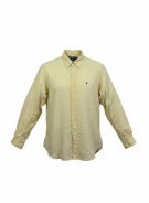 RALPH LAUREN ΜΑΚΡΥΜΑΝΙΚΟ ΠΟΥΚΑΜΙΣΟ CLASSIC FIT ΑΝΟΙΧΤΟ ΚΙΤΡΙΝΟ ΑΝΤΡΙΚΟ PRE OWNED L
