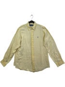 RALPH LAUREN ΜΑΚΡΥΜΑΝΙΚΟ ΠΟΥΚΑΜΙΣΟ CLASSIC FIT ΑΝΟΙΧΤΟ ΚΙΤΡΙΝΟ ΑΝΤΡΙΚΟ PRE OWNED L