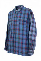 RALPH LAUREN POLO COUNTRY CAMICIA VINTAGE BLU QUADRI UOMO PRE OWNED L