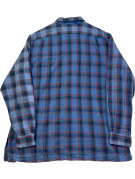 RALPH LAUREN POLO COUNTRY CAMICIA VINTAGE BLU QUADRI UOMO PRE OWNED L
