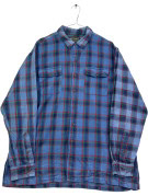 RALPH LAUREN POLO COUNTRY CAMICIA VINTAGE BLU QUADRI UOMO PRE OWNED L