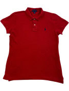 RALPH LAUREN POLO ΜΠΛΟΥΖΑ CLASSIC ΚΟΚΚΙΝΟ ΓΥΝΑΙΚΕΙΟ PRE OWNED L