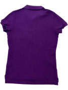 RALPH LAUREN POLO SHIRT MINIMAL PURPLE WOMEN PRE OWNED S
