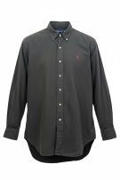 RALPH LAUREN Camicia Blaire Logo Nera UNISEX XXL