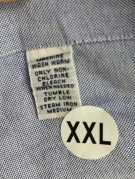RALPH LAUREN CAMICIA BUTTON DOWN CLASSIC AZZURRO UOMO PRE OWNED XXL