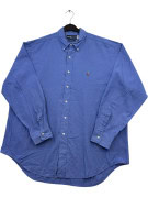 RALPH LAUREN ΠΟΥΚΑΜΙΣΟ BUTTON DOWN CLASSIC ΜΠΛΕ ΑΝΤΡΙΚΟ PRE OWNED XL