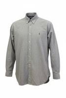 RALPH LAUREN ΠΟΥΚΑΜΙΣΟ BUTTON DOWN ΚΛΑΣΙΚΟ ΑΝΟΙΧΤΟ ΓΚΡΙ ΑΝΤΡΙΚΟ PRE OWNED XL