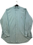 RALPH LAUREN ΠΟΥΚΑΜΙΣΟ BUTTON DOWN ΚΛΑΣΙΚΟ ΓΑΛΑΖΙΟ ΑΝΤΡΙΚΟ PRE OWNED XXL
