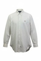 RALPH LAUREN ΠΟΥΚΑΜΙΣΟ BUTTON DOWN MINIMAL OFF WHITE ΑΝΤΡΙΚΟ PRE OWNED XL
