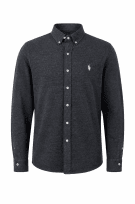 RALPH LAUREN ΠΟΥΚΑΜΙΣΟ CLASSIC CHARCOAL ΑΝΤΡΙΚΟ PRE OWNED L