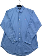RALPH LAUREN CAMICIA CLASSIC FIT BLU DA UOMO L usata