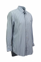 RALPH LAUREN SHIRT CLASSIC LIGHT BLUE MEN PRE OWNED