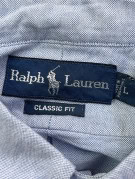 RALPH LAUREN ΠΟΥΚΑΜΙΣΟ CLASSIC ΓΑΛΑΖΙΟ ΑΝΤΡΙΚΟ PRE OWNED L
