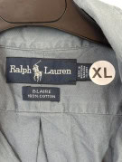 RALPH LAUREN ΠΟΥΚΑΜΙΣΟ CLASSIC ΓΑΛΑΖΙΟ ΓΚΡΙ ΑΝΤΡΙΚΟ PRE OWNED XL