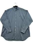 RALPH LAUREN ΠΟΥΚΑΜΙΣΟ CLASSIC ΓΑΛΑΖΙΟ ΓΚΡΙ ΑΝΤΡΙΚΟ PRE OWNED XL