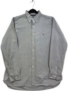 RALPH LAUREN ΠΟΥΚΑΜΙΣΟ CLASSIC ΓΚΡΙ ΑΝΤΡΙΚΟ PRE OWNED L