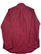 RALPH LAUREN CAMICIA BUTTON DOWN CLASSICA TARTAN ROSSA UOMO PRE OWNED L