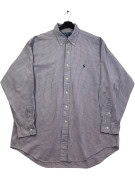 RALPH LAUREN ΠΟΥΚΑΜΙΣΟ CLASSIC ΚΑΡΟ ΛΙΛΑ ΑΝΤΡΙΚΟ PRE OWNED XL