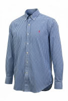RALPH LAUREN ΠΟΥΚΑΜΙΣΟ CLASSIC ΚΑΡΟ ΜΠΛΕ ΑΝΤΡΙΚΟ PRE OWNED M