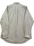 RALPH LAUREN CAMICIA BUTTON DOWN CLASSIC QUADRI OFF WHITE UOMO PRE OWNED L
