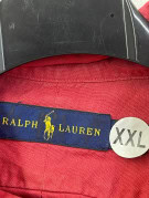 RALPH LAUREN CAMICIA BUTTON DOWN CLASSIC ROSSA UOMO PRE OWNED XXL