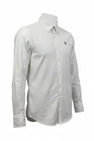 RALPH LAUREN ΠΟΥΚΑΜΙΣΟ CLASSIC ΛΕΥΚΟ ΑΝΤΡΙΚΟ M pre-owned