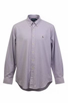 RALPH LAUREN CAMICIA BUTTON DOWN CLASSICA LILLA UOMO PRE OWNED XL