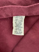 RALPH LAUREN CAMICIA BUTTON DOWN CLASSICA BORDEAUX UOMO PRE OWNED L