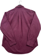 RALPH LAUREN CAMICIA BUTTON DOWN CLASSICA BORDEAUX UOMO PRE OWNED L