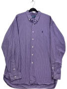 RALPH LAUREN CAMICIA CLASSIC VIOLA UOMO PRE OWNED XL
