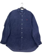 RALPH LAUREN SHIRT CLASSIC NAVY MEN PRE OWNED L