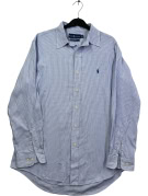 RALPH LAUREN CAMICIA CLASSIC NAVY UOMO PRE OWNED