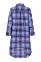 RALPH LAUREN ΠΟΥΚΑΜΙΣΟ CLASSIC ΠΛΑΪΔΕ ΜΠΛΕ ΓΥΝΑΙΚΕΙΟ PRE OWNED S