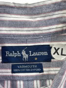 RALPH LAUREN ΠΟΥΚΑΜΙΣΟ CLASSIC ΡΙΓΕ ΓΚΡΙ ΑΝΤΡΙΚΟ PRE OWNED XL