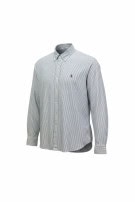 RALPH LAUREN CAMICIA BUTTON DOWN CLASSICA BLU BIANCO UOMO PRE OWNED L
