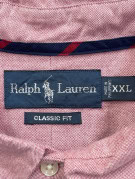 RALPH LAUREN BUTTON DOWN SHIRT CLASSIC PINK MENS PRE OWNED XXL