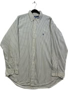 RALPH LAUREN CAMICIA A QUADRI CON LOGO GIALLO BLU UNISEX XXL
