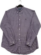 RALPH LAUREN ΠΟΥΚΑΜΙΣΟ ΚΑΡΟ ΜΩΒ ΑΝΤΡΙΚΟ PRE OWNED L