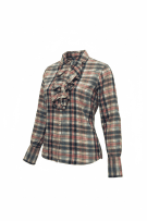 RALPH LAUREN Plaid Shirt Vintage Ruffle Multicolor Women’s XL