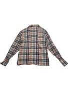 RALPH LAUREN Plaid Shirt Vintage Ruffle Multicolor Women’s XL