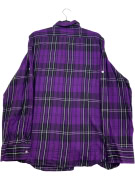 RALPH LAUREN SHIRT CHECKED VINTAGE PURPLE WOMEN XL pre-owned
