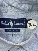 RALPH LAUREN ΠΟΥΚΑΜΙΣΟ ΚΛΑΣΙΚΟ ΑΝΟΙΧΤΟ ΜΠΛΕ ΑΝΤΡΙΚΟ PRE OWNED XL
