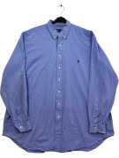 RALPH LAUREN ΠΟΥΚΑΜΙΣΟ ΚΛΑΣΙΚΟ ΓΑΛΑΖΙΟ ΑΝΤΡΙΚΟ PRE OWNED XXL