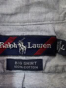RALPH LAUREN ΠΟΥΚΑΜΙΣΟ ΚΛΑΣΙΚΟ ΓΚΡΙ ΑΝΤΡΙΚΟ PRE OWNED L
