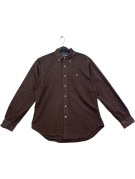 RALPH LAUREN CAMICIA BUTTON DOWN CLASSICA MARRONE UOMO PRE OWNED M